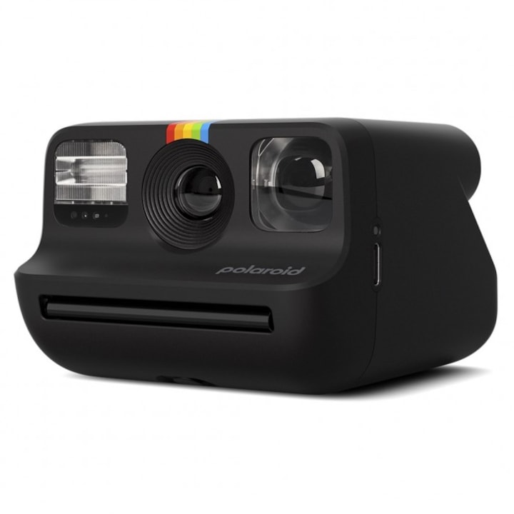 Kamera, Polaroid, Go Gen 2, USB Type-C, 3,7 V, 750 mAh, film 53,9 x 66,6 mm, fekete