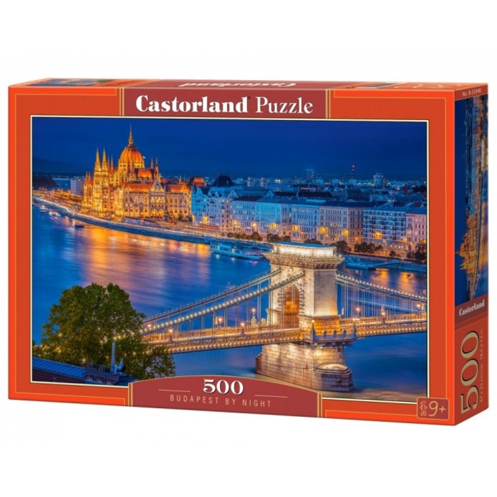 Puzzle Budapest, Castor, 500 db, Többszínű