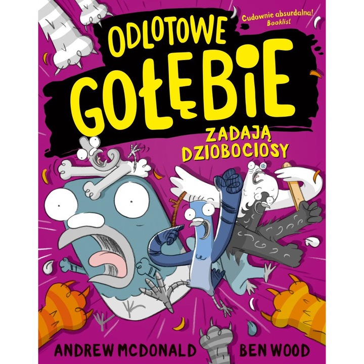 Carte Odlotowe gołębie zadają dziobociosy, Znak Emotikon, Autori Andrew McDonald, Ben Wood, Limba poloneza