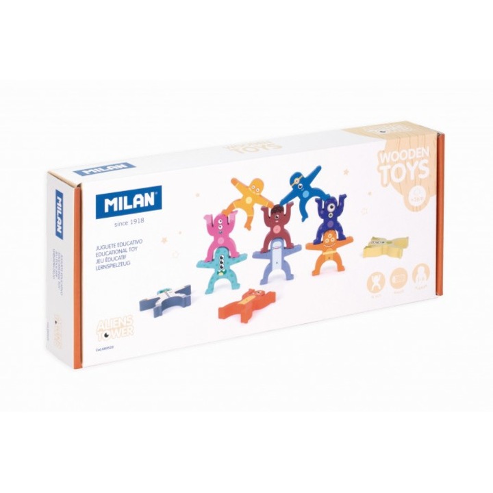 16 db-os gyerekfigurás készlet, Milan, Multicolor