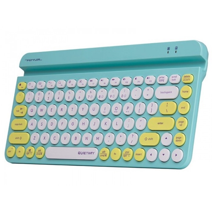 Безжична клавиатура A4TECH FSTYLER FBK30, Син, Bluetooth