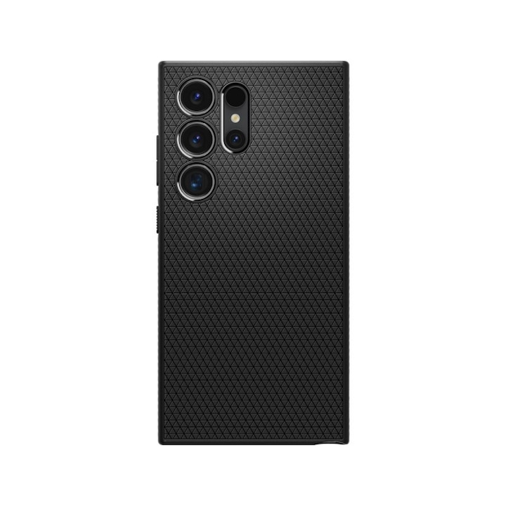 Husa Spate Spigen Liquid Air Compatibila Cu Samsung Galaxy S24 Ultra, Negru