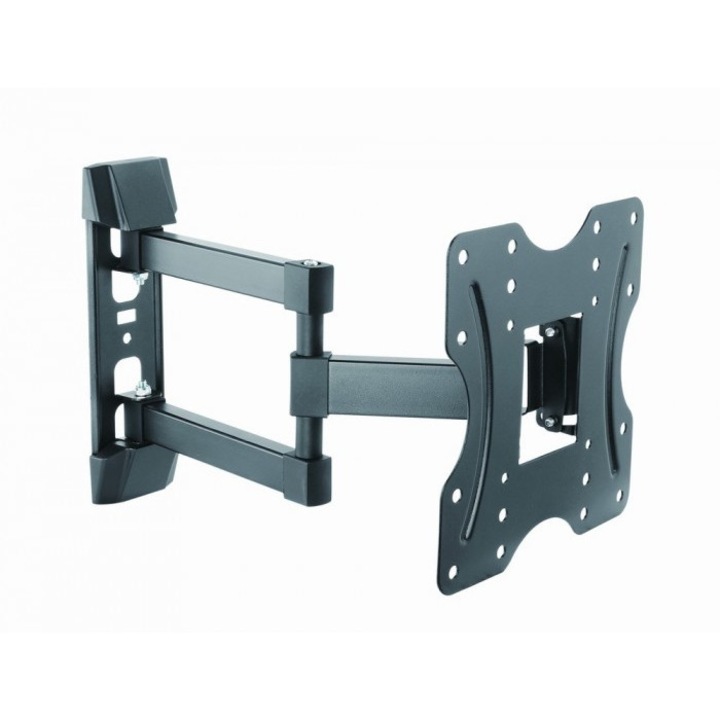 Стойка за телевизор Gembird, 23"-42", VESA 200x200, 30 кг, пластмаса/стомана, черен