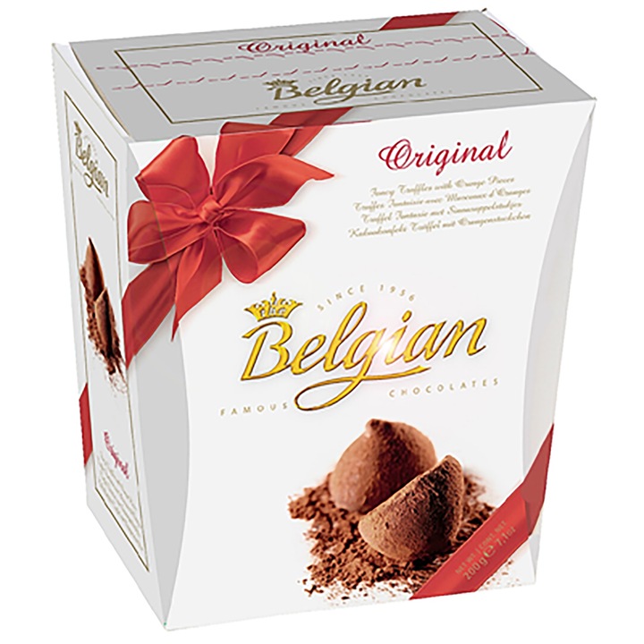 Truffes Praline, 200 g, Belgian