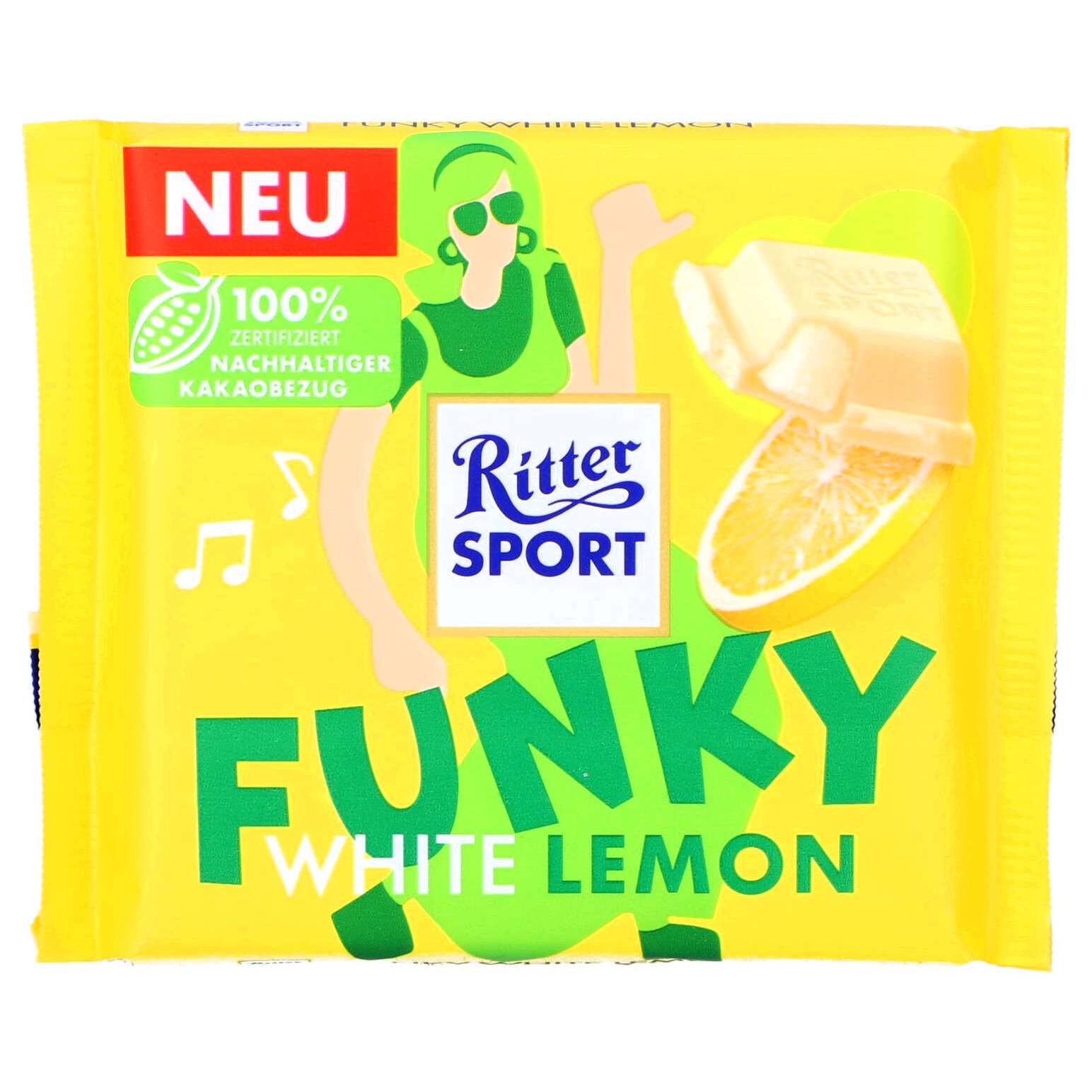 Ciocolata alba, Ritter Sport, lamaie, 100 g - eMAG.ro