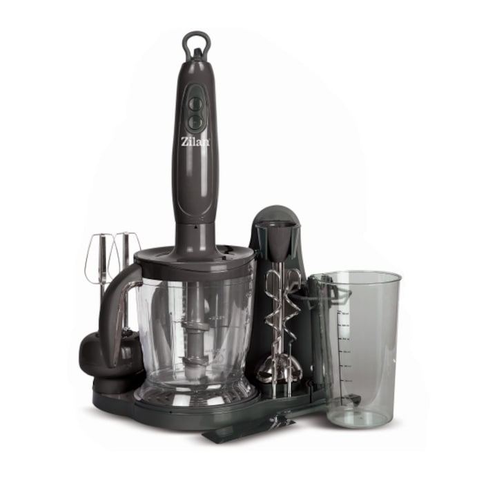Set blender cu cana si accesorii, putere 700w, doua viteze / ZLN 5343