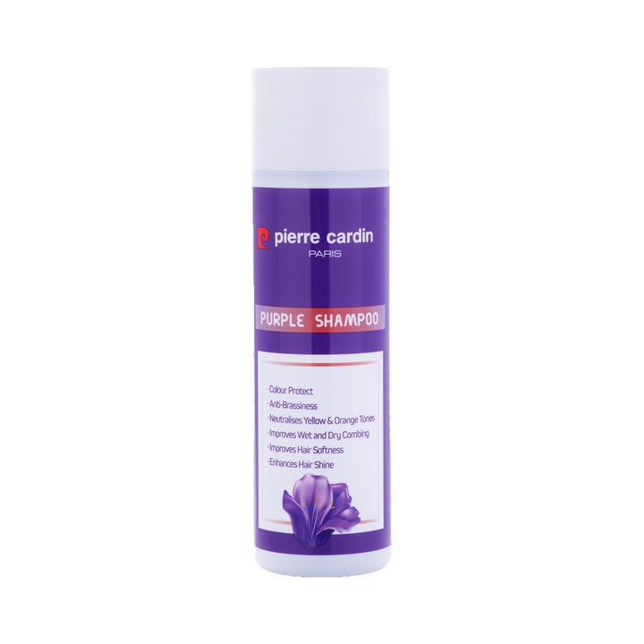 Sampon anti-portocaliu Purple Pierre Cardin, 200 ml