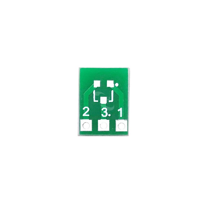 Адаптерна платка IC DIP SIP3 SOT223 към DIP3 OKY3447-7