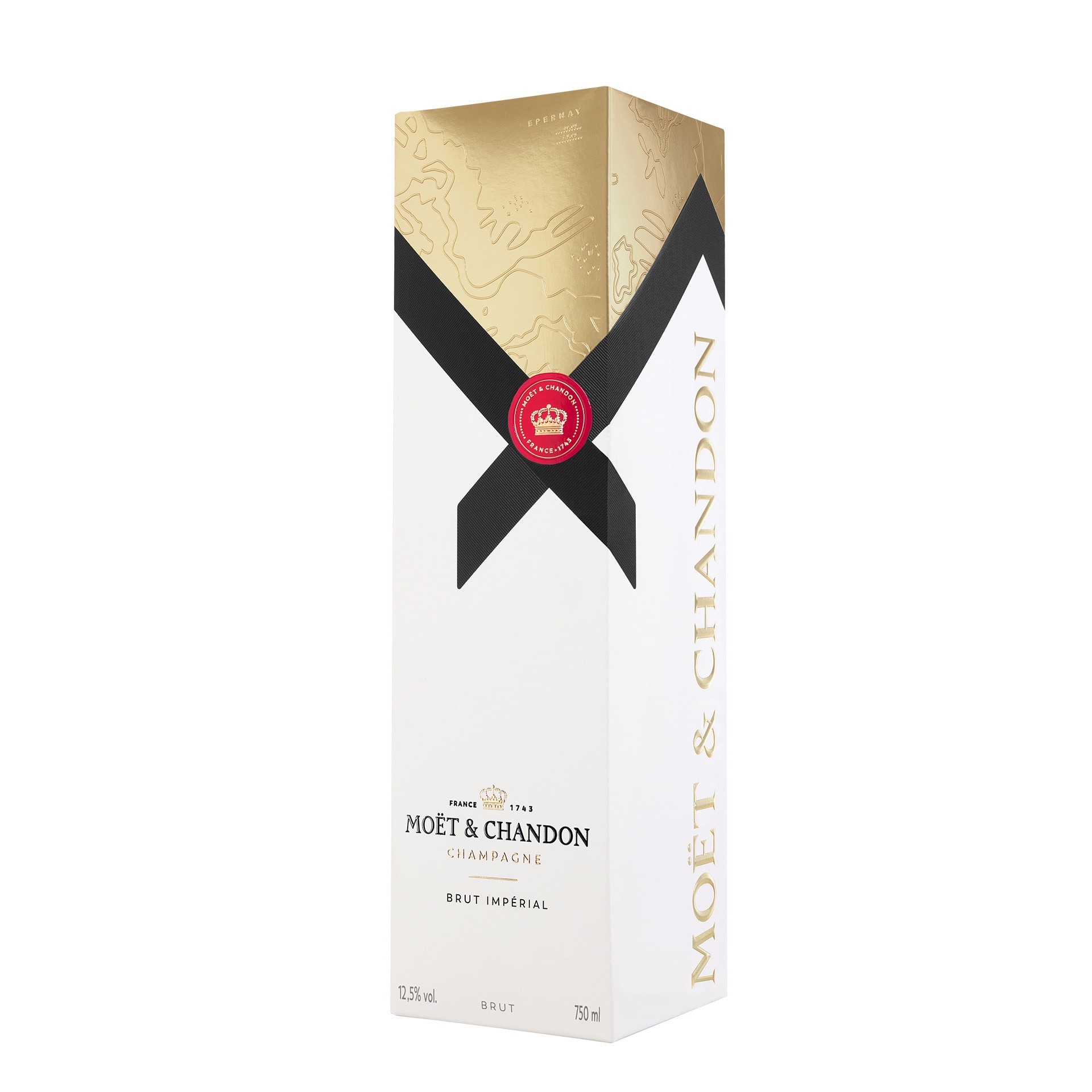 Sampanie Moet & Chandon, Brut Imperial, Cutie, 0.75l - eMAG.ro