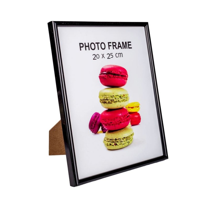 Rama foto 20x25 cm, Plastic, Negru, ATU-085367