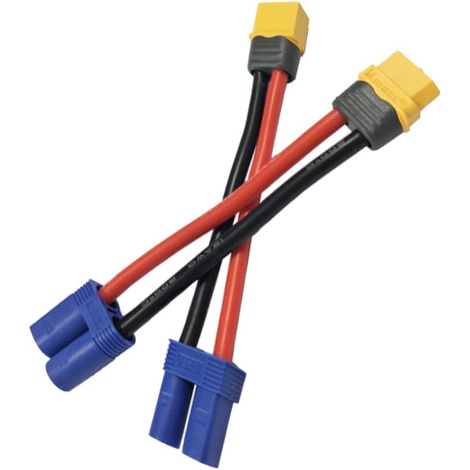 5 Set Aerei Elettrici RC Maschio Femmina Cavo Filo 22AWG 15cm 5,9