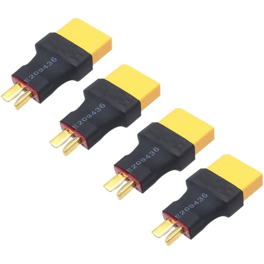 Convert LiPo Deans T Batteries To Fits Trax Connectors - Set Of 2 - Foto 3