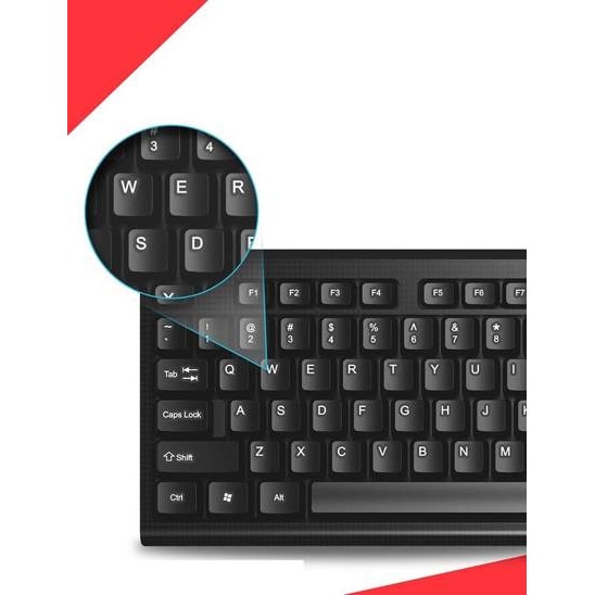 Цифрова клавиатура, Кабелна, 104 клавиша, USB, 1,35 м дължина на кабела ...