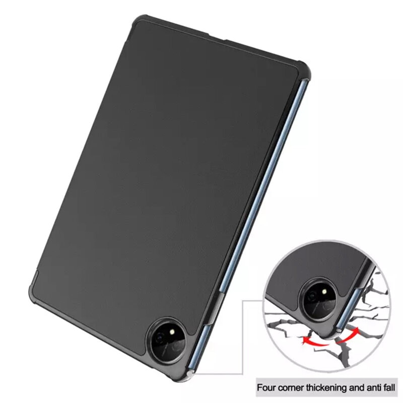 Husa de protectie flip cover pentru tableta compatibila cu Huawei Matepad Pro 11 2022, FoldPro, tip stand, piele ecologica, Albastru