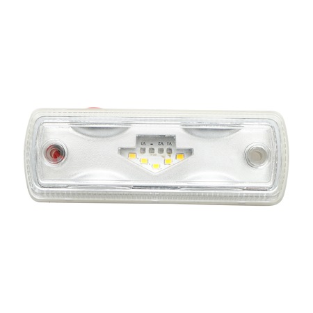 2 Luci LED Laterali Per Camion E Caravan - Stile Neon, Rosse E Bianche, 12V/24V, Impermeabili IP68, Omologate
