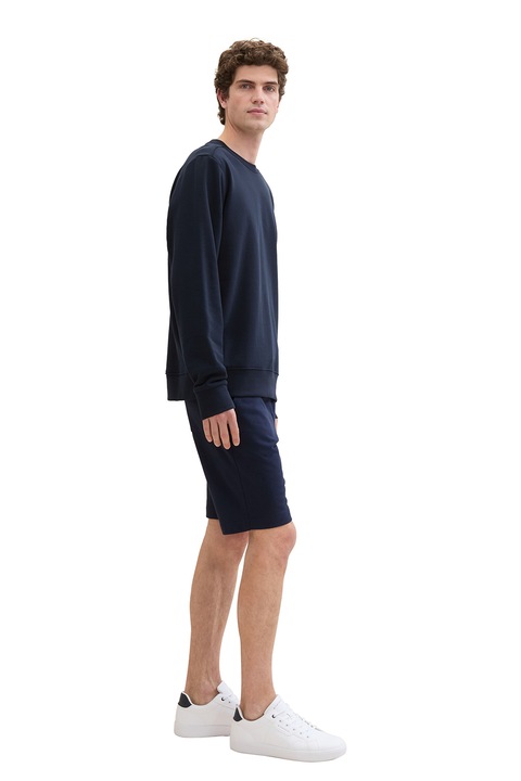 Tom Tailor, Pantaloni scurti cu talie ajustabila, Bleumarin, S