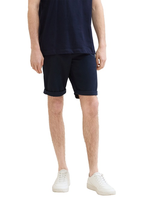 Tom Tailor, Bermude chino slim fit, Albastru ultramarin