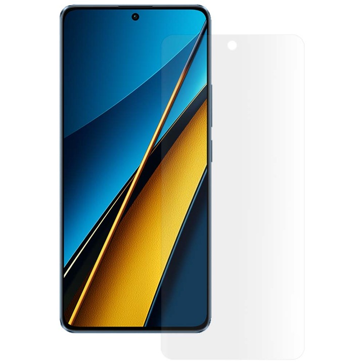 SILKASE matt fólia Xiaomi Poco X6-hoz, képernyővédő, szilikon