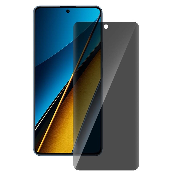 SILKASE adatvédelmi fólia Xiaomi Poco X6-hoz, képernyővédő, szilikon
