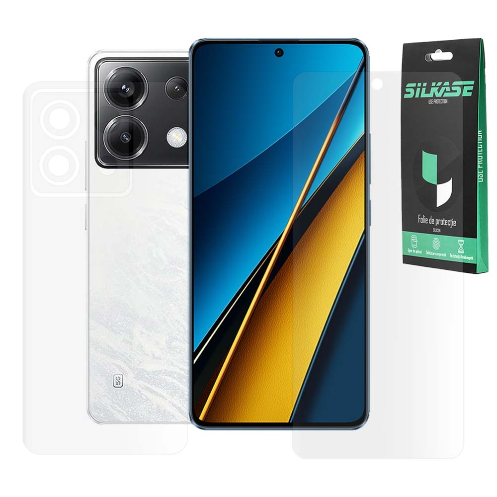 Set Folii Mate Silkase Pentru Xiaomi Poco X Protectie Telefon