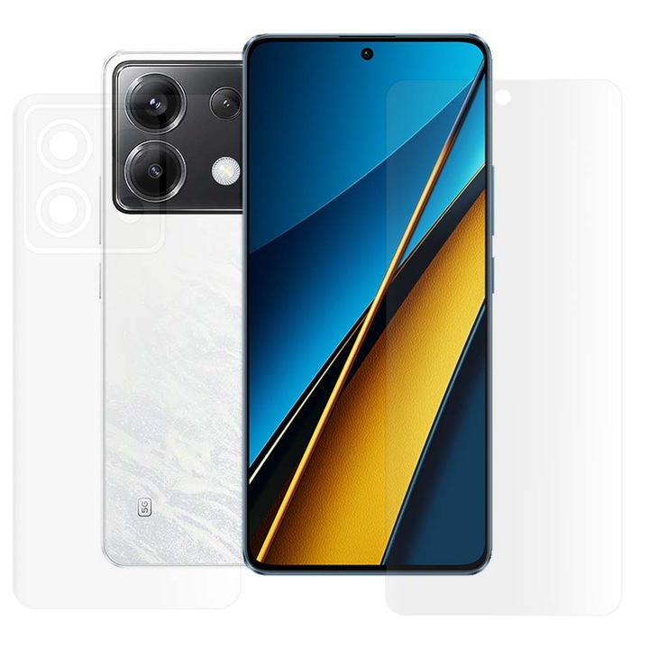 Комплект 2 матови фолиа SILKASE за Xiaomi Poco X6, защита на телефон, силикон