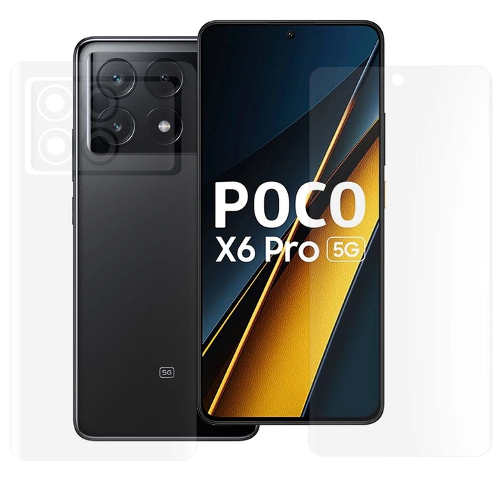 Комплект 2 матови фолиа SILKASE за Xiaomi Poco X6 Pro, защита на телефон, силикон
