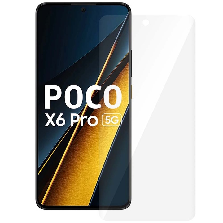 SILKASE fólia Xiaomi Poco X6 Pro-hoz, képernyővédő, megújuló szilikon