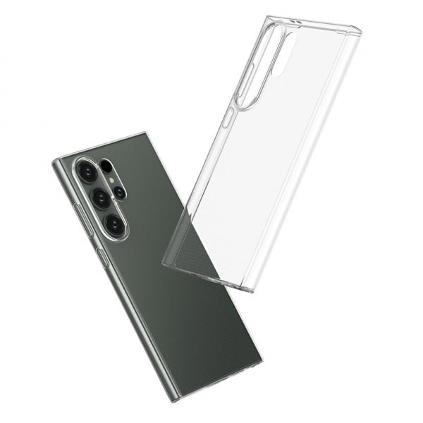 Carcasa Ultra Clear compatibila cu Samsung Galaxy S24 Ultra, TPU, 0.5mm, Transparent