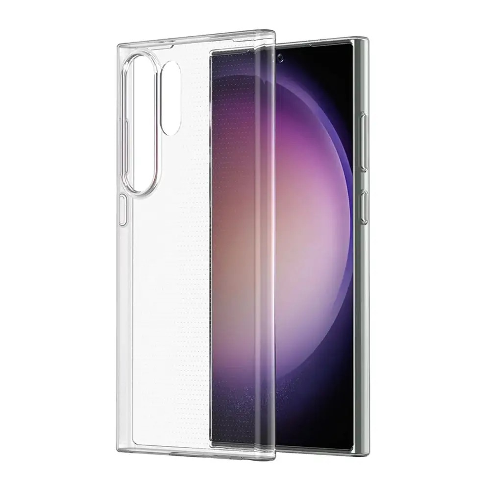 Carcasa Ultra Clear compatibila cu Samsung Galaxy S24 Ultra, TPU, 0.5mm, Transparent