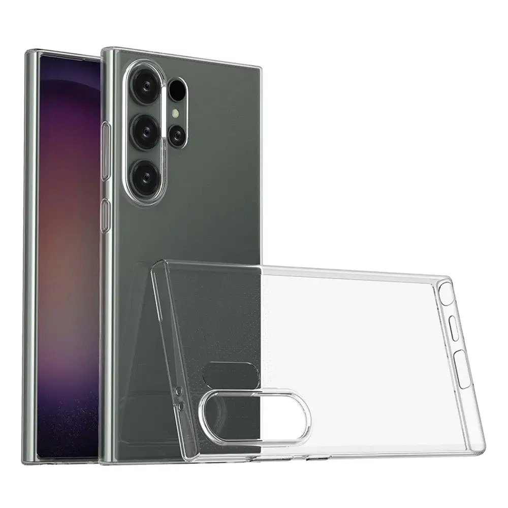 Carcasa Ultra Clear compatibila cu Samsung Galaxy S24 Ultra, TPU, 0.5mm, Transparent
