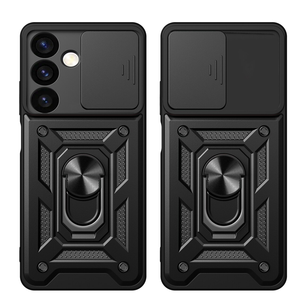 Carcasa Hybrid Armor CamShield compatibila cu Samsung Galaxy S24 Black