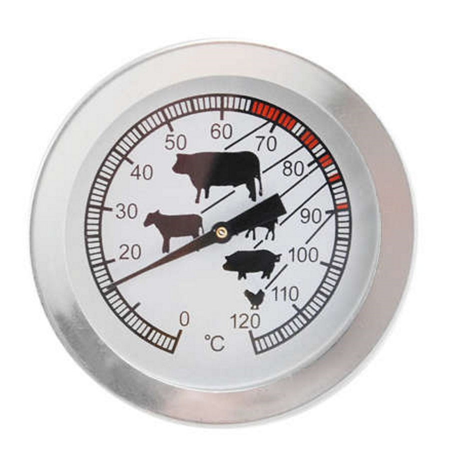 Хранителен метален термометър idealSTORE за месо, Размери 11x5, 2 см ...