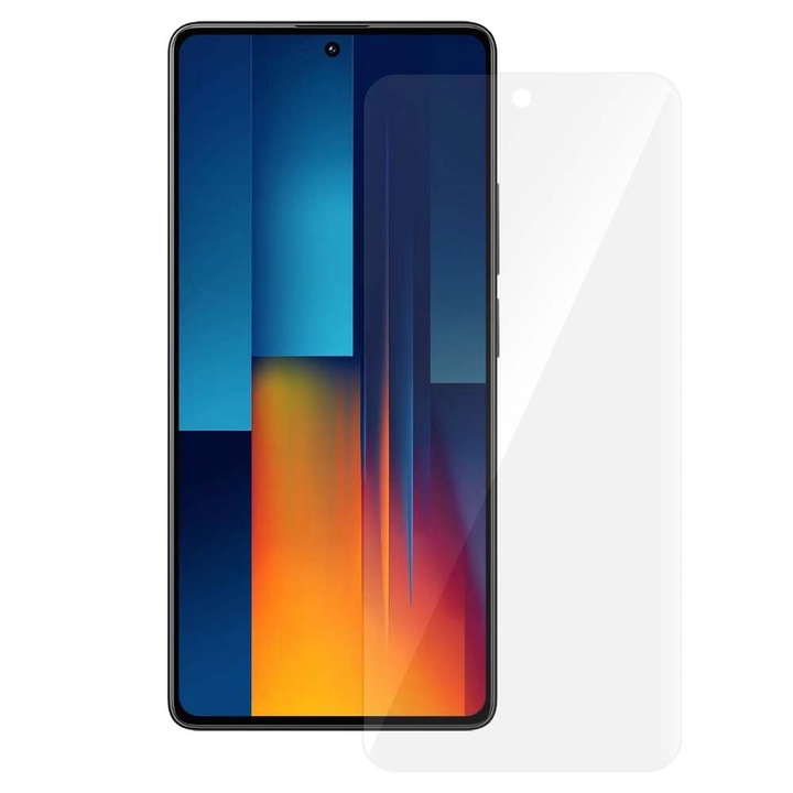 SILKASE fólia Xiaomi Poco M6 Pro-hoz, képernyővédő, megújuló szilikon