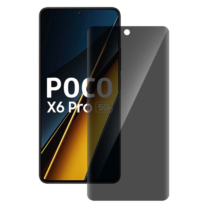 SILKASE adatvédelmi fólia Xiaomi Poco X6 Pro-hoz, képernyővédő, szilikon