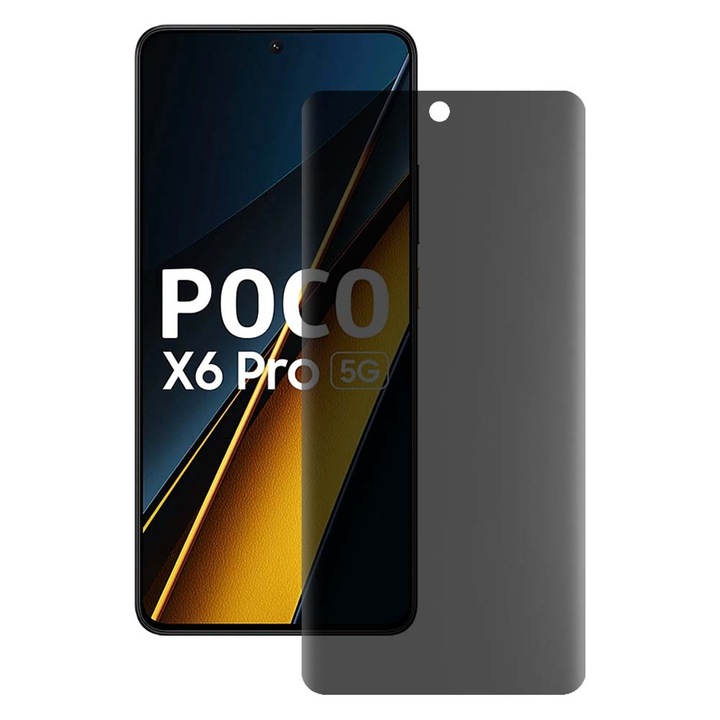 SILKASE matt adatvédő fólia Xiaomi Poco X6 Pro-hoz, képernyővédő, szilikon