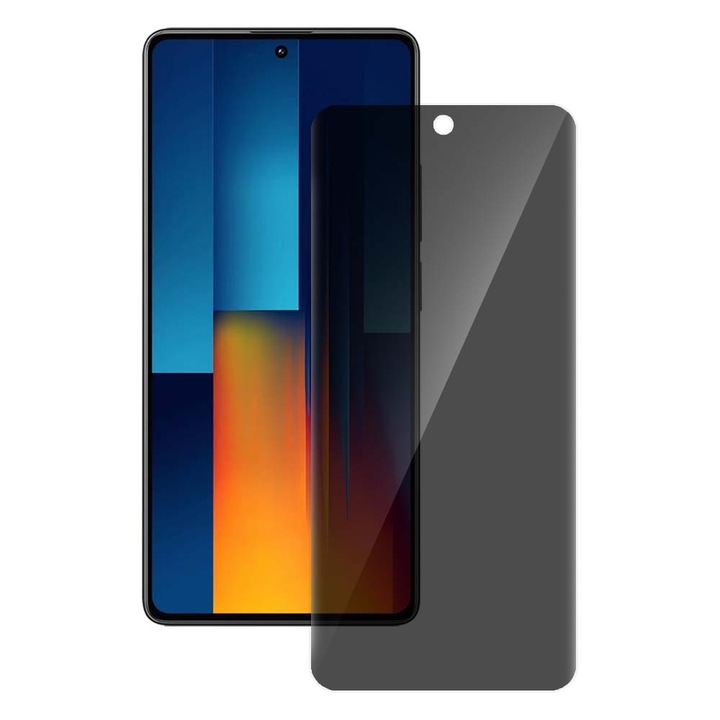 SILKASE adatvédelmi fólia Xiaomi Poco M6 Pro-hoz, képernyővédő, szilikon