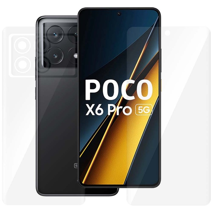 Комплект 2 фолиа SILKASE за Xiaomi Poco X6 Pro, защита на телефона, възобновяем силикон