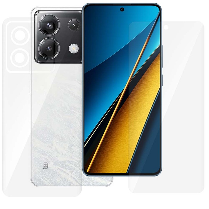 Комплект 2 фолиа SILKASE за Xiaomi Poco X6, защита на телефона, възобновяем силикон