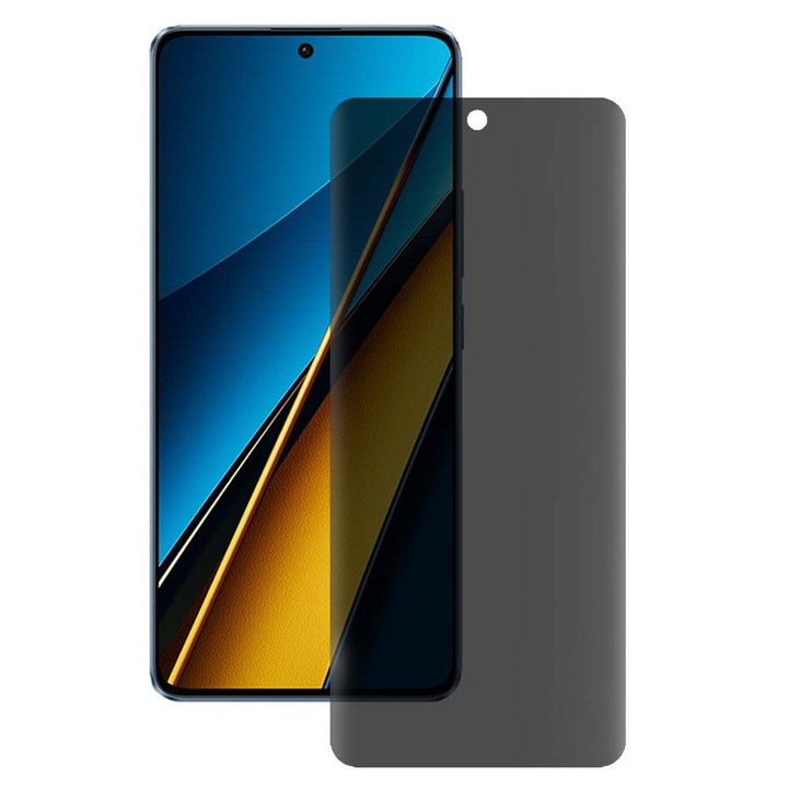 SILKASE matt adatvédő fólia Xiaomi Poco X6-hoz, képernyővédő, szilikon
