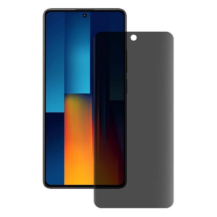 SILKASE matt adatvédő fólia Xiaomi Poco M6 Pro-hoz, képernyővédő, szilikon