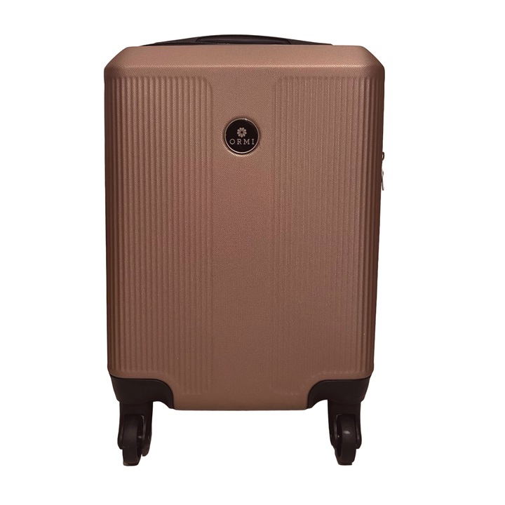 Troler cabina Wizz Air, Rosegold, 47x30x20 ABS rezistent, Seretec Solutions TR-00066