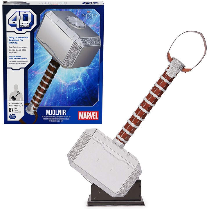 4D пъзел Thor's hammer, Marvel SPIN MASTER 87 части