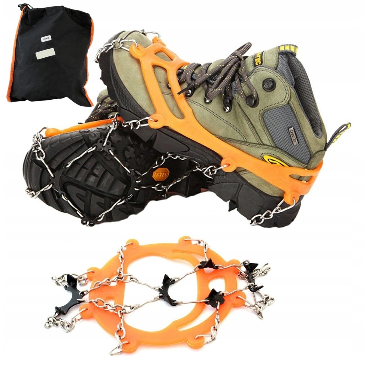 Crampoane incaltaminte sportiva, SPORTCROSS, antiderapante, 8 cuie ...
