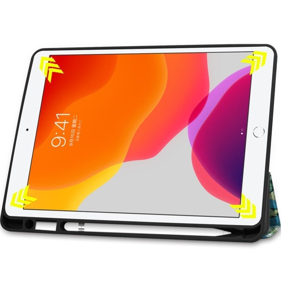 Husa tableta, XGSM, Compatibil cu Apple iPad 7/8/9 10.2 2019/2020/2021, Albastru