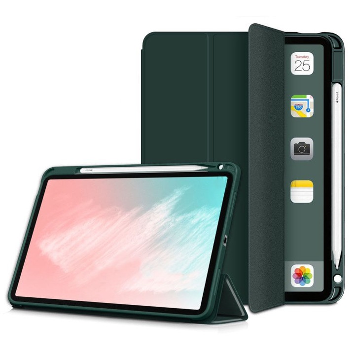 Husa pentru iPad Air 4 2020 / Air 5 2022 10.9", XGSM, Verde