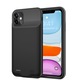Husa cu baterie de 6500 mAh pentru iPhone 11, XGSM, Negru
