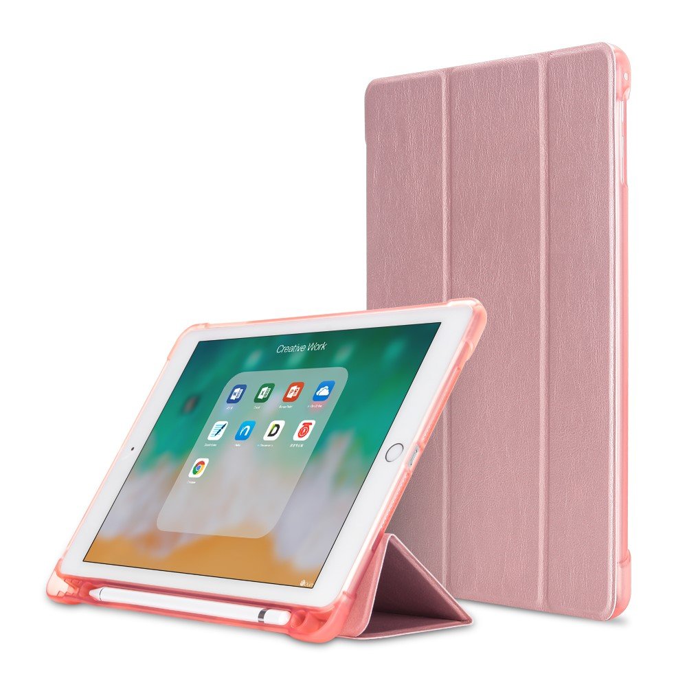 Husa tableta, XGSM, Compatibila cu iPad 9.7 2018 / 2017/ Air / Air 2, Roz
