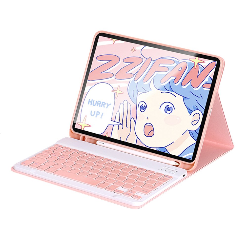 Husa tableta, XGSM, Compatibil cu iPad 9.7 2017 / iPad 9.7 2018 / Air / Air 2, Roz