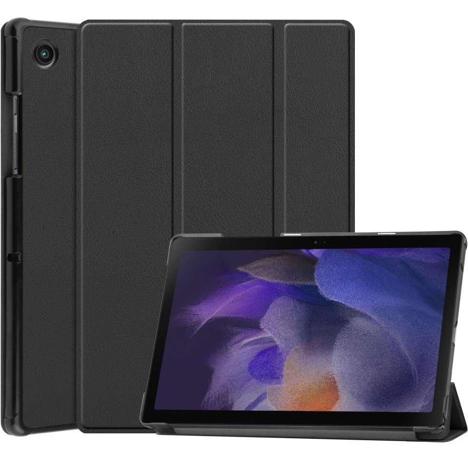Husa pentru tableta, XGSM, Compatibil cu Samsung Galaxy Tab A8 10.5", Piele ecologica, Negru
