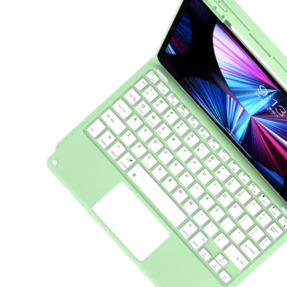 Husa tastatura pentru iPad Air 10.9 4 2020/5 2020, XGSM, Verde